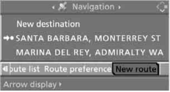 Bypassing route sections