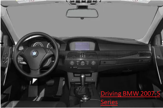 DRIVING BMW 2007 5 SERIES16