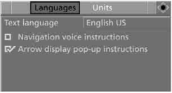 Destination guidance voice