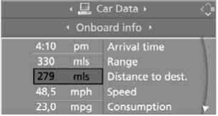 Entering a distance manually