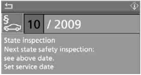 Entering deadlines for legally required inspection