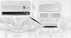 Inserting navigation DVD 1