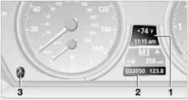 Odometer outside