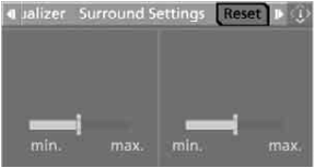 Resetting tone settings