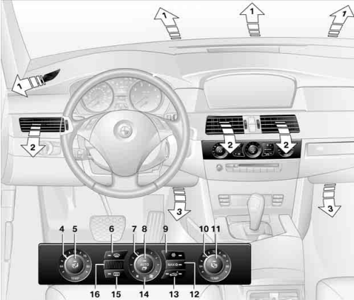 Automatic Climate Control BMW 2010 5 Series17