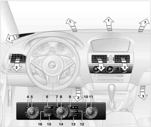 Climate BMW 2006 6 Series 1